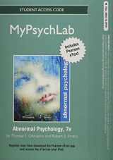 9780205225903-020522590X-NEW MyPsychLab with Pearson eText -- Standalone Access Card -- for Abnormal Psychology (7th Edition)