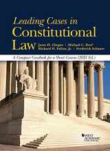 9781647088644-164708864X-Leading Cases in Constitutional Law, A Compact Casebook for a Short Course, 2021 (American Casebook Series)