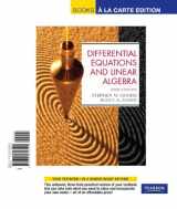 9780321656520-0321656520-Differential Equations and Linear Algebra, Books a la Carte Edition (3rd Edition)