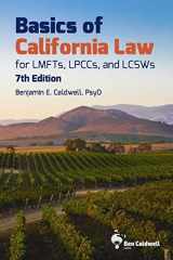 9780998928593-0998928593-Basics of California Law for LMFTs, LPCCs, and LCSWs