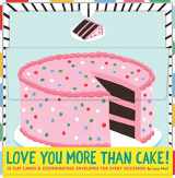 9781452164588-1452164584-Love You More Than Cake Cards 12 Flat Cards & Coordinating Envelopes for Every Occasion (Greeting Cards with Food Illustrations, Lucy Halcomb Stationery)