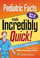 9781975100261-1975100263-Pediatric Facts Made Incredibly Quick (Incredibly Easy! Series®)