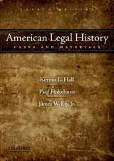 9780195395426-0195395425-American Legal History: Cases and Materials, 4th Edition