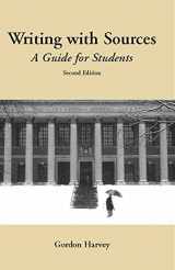 9780872209442-087220944X-Writing with Sources: A Guide for Students (Hackett Student Handbooks)