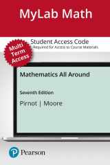 9780136966081-013696608X-Mathematics All Around -- MyLab Math with Pearson eText Access Code