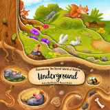 9781641241182-1641241187-Discovering the Secret World of Nature Underground (Happy Fox Books) Board Book Takes Kids Ages 3-6 Deep into the Ground with Every Turn of the Page, plus Fun Facts and Vocabulary Words (Peek Inside)