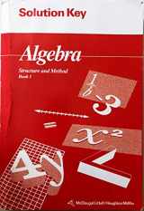 9780395470480-039547048X-Solution Key Book 1 (Algebra Structure and Method)