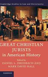 9781108475358-1108475353-Great Christian Jurists in American History (Law and Christianity)