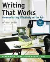 9781319361525-1319361528-Writing That Works: Communicating Effectively on the Job with 2020 APA Update