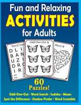 9781677627998-1677627999-Fun and Relaxing Activities for Adults: Puzzles for People with Dementia [Large-Print] (Easy Activities)