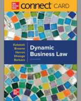 9781264125906-1264125909-Connect Access Card for Dynamic Business Law, 6th Edition