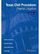 9781632824455-1632824450-Texas Civil Procedure: Pre-Trial Litigation, 2015-2016