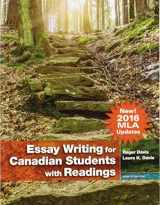 9780134774213-0134774213-Essay Writing for Canadian Students (MLA Update) (8th Edition)