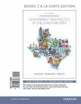 9780134138510-0134138511-Government and Politics in the Lone Star State, Books a la Carte Edition Plus REVEL -- Access Card Package (9th Edition)