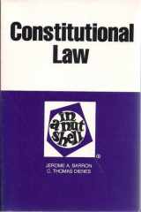 9780314260437-0314260439-Constitutional law in a nutshell (Hornbooks)