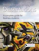 9781843981992-1843981998-Researching and Writing Dissertations