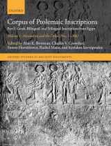 9780198860495-0198860498-Corpus of Ptolemaic Inscriptions Volume 1, Alexandria and the Delta (Nos. 1-206): Part I: Greek, Bilingual, and Trilingual Inscriptions from Egypt (Oxford Studies in Ancient Documents)