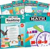 9781425827991-1425827993-180 Days of Second Grade Practice, 2nd Grade Workbook Set for Kids Ages 6-8, Includes 6 Assorted Second Grade Workbooks to Practice Math, Reading, ... and Sight Word Skills (180 Days of Practice)