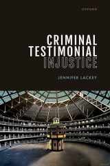 9780192864109-0192864106-Criminal Testimonial Injustice