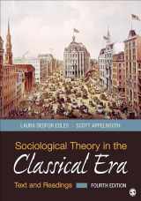 9781506347820-1506347827-Sociological Theory in the Classical Era: Text and Readings