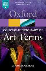 9780199569922-0199569924-The Concise Dictionary of Art Terms (Oxford Quick Reference)