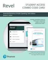 9780135197707-0135197708-Essential Elements of Public Speaking -- Revel Combo Access Card