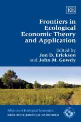 9781843768883-1843768887-Frontiers in Ecological Economic Theory and Application (Advances in Ecological Economics series)