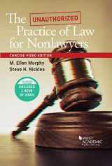9781642425093-1642425095-The Unauthorized Practice of Law for Nonlawyers, Concise Video Edition (Career Guides)