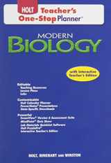 9780030374616-0030374618-Modern Biology: Teacher's One-Stop Planner DVD-ROM