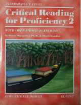 9781586200633-1586200631-Critical Reading for Proficiency 2 (7th- & 8th-Grade Level)