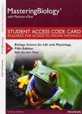 9780133926286-0133926281-Mastering Biology with Pearson Etext -- Standalone Access Card -- For Biology: Science for Life with Physiology