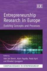 9780857931740-0857931741-Entrepreneurship Research in Europe: Evolving Concepts and Processes (European Research in Entrepreneurship series)
