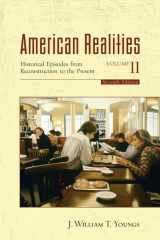 9780321433442-0321433440-American Realities, Volume II (7th Edition)