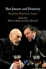 9781108822503-1108822509-Ben Jonson and Posterity: Reception, Reputation, Legacy