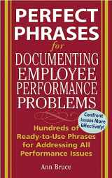 9780071454070-0071454071-Perfect Phrases for Documenting Employee Performance Problems (Perfect Phrases Series)