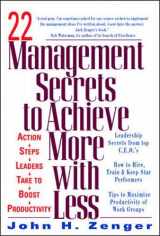 9780070727175-0070727171-22 Management Secrets to Achieve More with Less