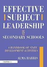 9781853465772-1853465771-Effective Subject Leadership in Secondary Schools
