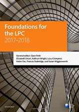 9780198787662-0198787669-Foundations for the LPC 2017-2018 (Legal Practice Course Manuals)