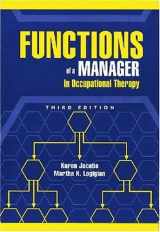 9781556423741-1556423748-Functions of a Manager in Occupational Therapy