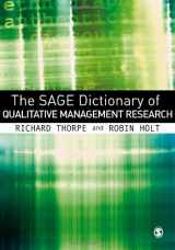 9781412935210-1412935210-The SAGE Dictionary of Qualitative Management Research