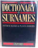 9780192115928-0192115928-A Dictionary of Surnames