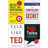 9789124037925-9124037923-Never Split the Difference, The Storyteller's Secret, Talk Like TED, TED Talks 4 Books Collection Set