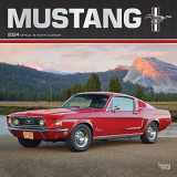 9781975466695-1975466691-Mustang OFFICIAL | 2024 12 x 24 Inch Monthly Square Wall Calendar | Foil Stamped Cover | BrownTrout | Ford Motor Muscle Car