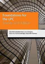 9780192858801-0192858807-Foundations for the LPC (Legal Practice Course Manuals)