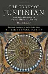 9780521196826-0521196825-The Codex of Justinian 3 Volume Hardback Set: A New Annotated Translation, with Parallel Latin and Greek Text (English, Ancient Greek and Latin Edition)