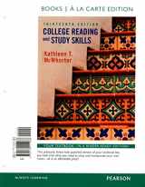 9780134075402-0134075404-College Reading and Study Skills, Books a la Carte Plus MyLab Reading with Pearson eText -- Access Card Package (13th Edition)
