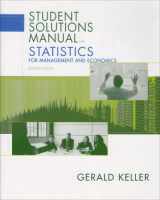 9780534491307-0534491308-Statistics for Management and Economics ( student solutions manual)