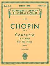 9781495008740-1495008746-Concerto No. 1 in E Minor, Op. 11: Schirmer Library of Classics Volume 1350 Piano Duet