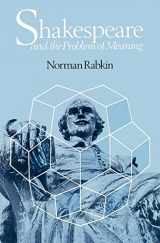 9780226701783-0226701786-Shakespeare and the Problem of Meaning