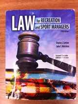 9780757571800-0757571808-Law for Recreation and Sport Managers